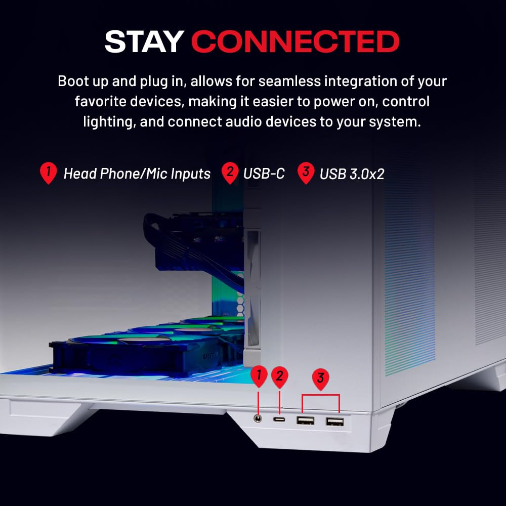 Skytech Gaming O11 Vision Gaming PC - AMD Ryzen 7 9800X3D | RTX 5080 16GB | 32GB