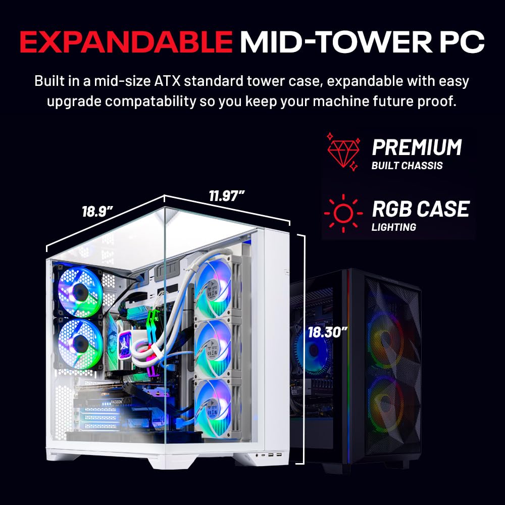 Skytech Gaming O11 Vision Gaming PC - AMD Ryzen 7 9800X3D | RTX 5080 16GB | 32GB