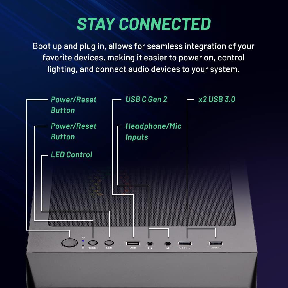 Skytech Gaming Nebula Gaming PC - AMD Ryzen 7 7700 & RTX 5060 DDR5