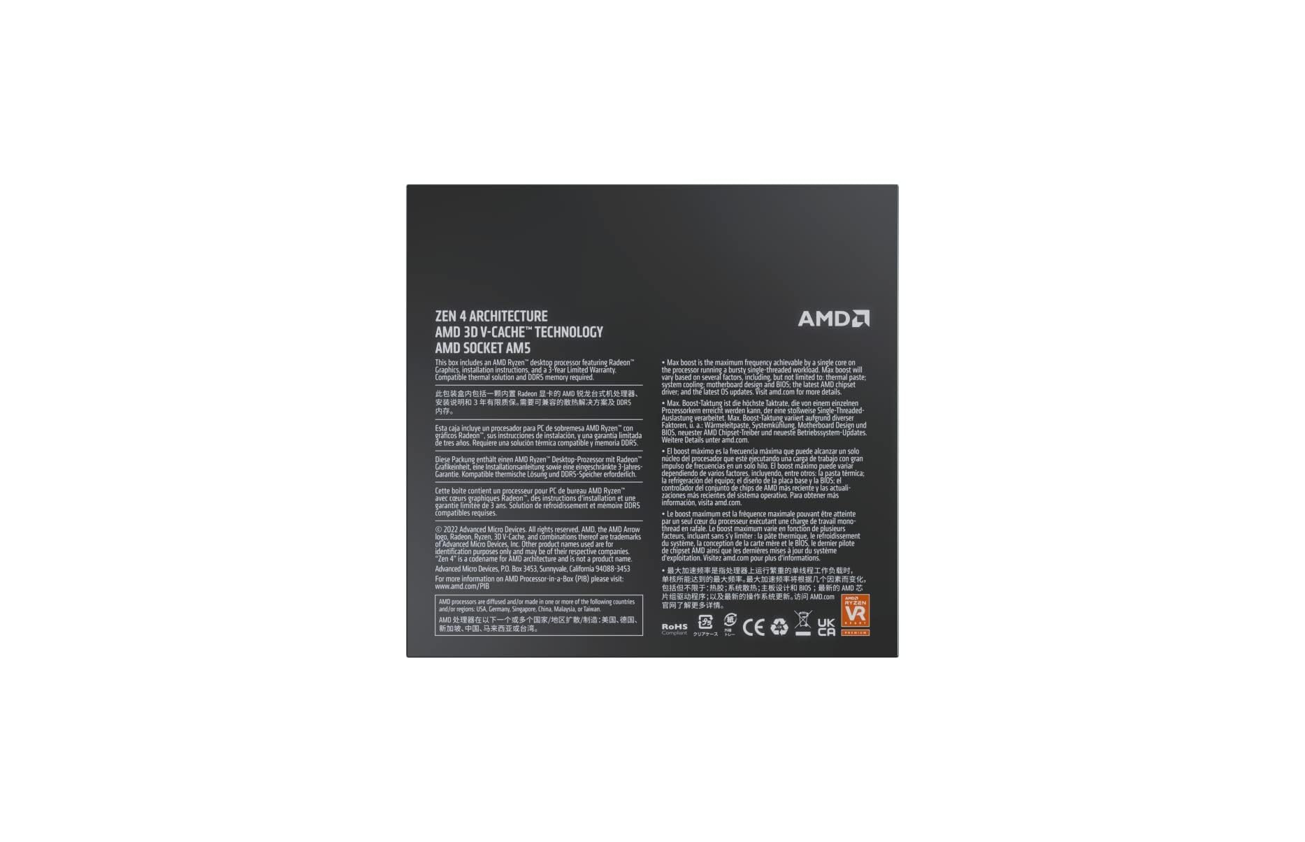 AMD Ryzen™ 9 7950X3D 16-Core, 32-Thread Desktop Processor AM5