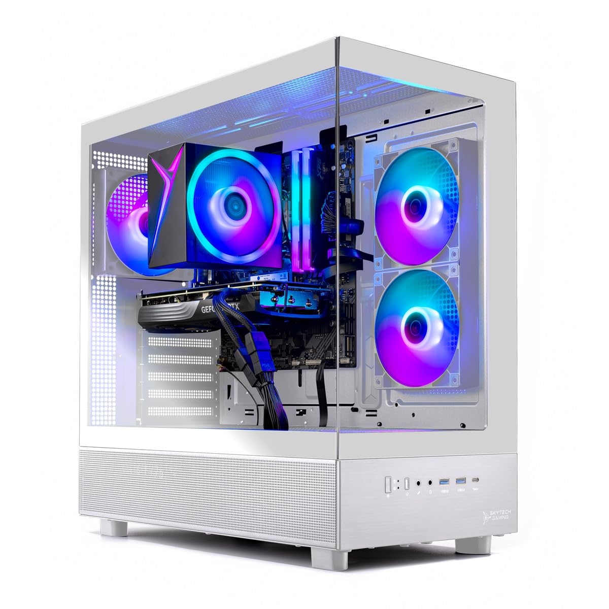 Skytech Gaming Azure 3 Gaming PC - AMD Ryzen 5 7600 & RTX 5060 DDR5