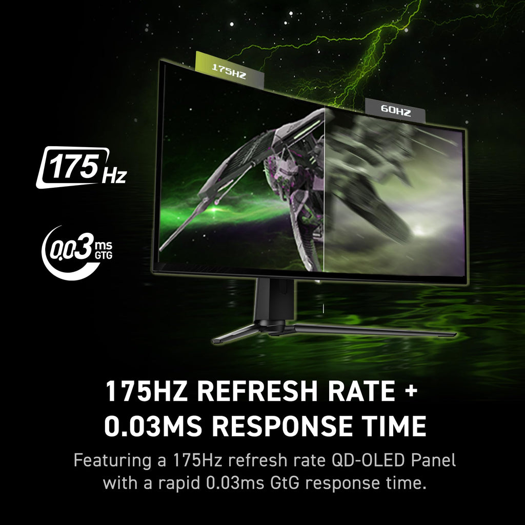 MSI MAG 341CQP QD-OLED, 34 Curved OLED Gaming Monitor, 3440 x 1440 (UWQHD)