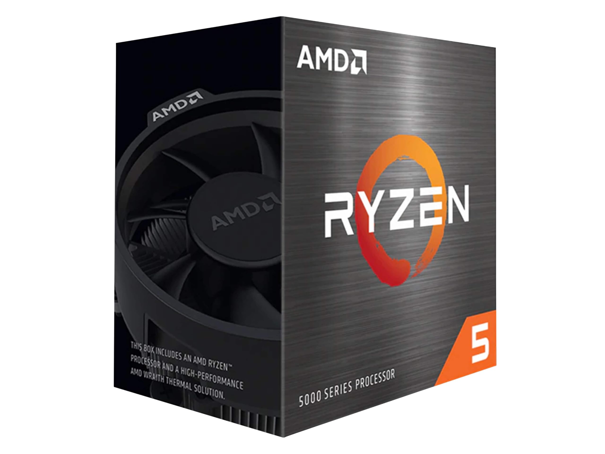 AMD Ryzen 5 5600 6-Core, 12-Thread Unlocked Desktop Processor with Wraith Stealth Cooler AM4
