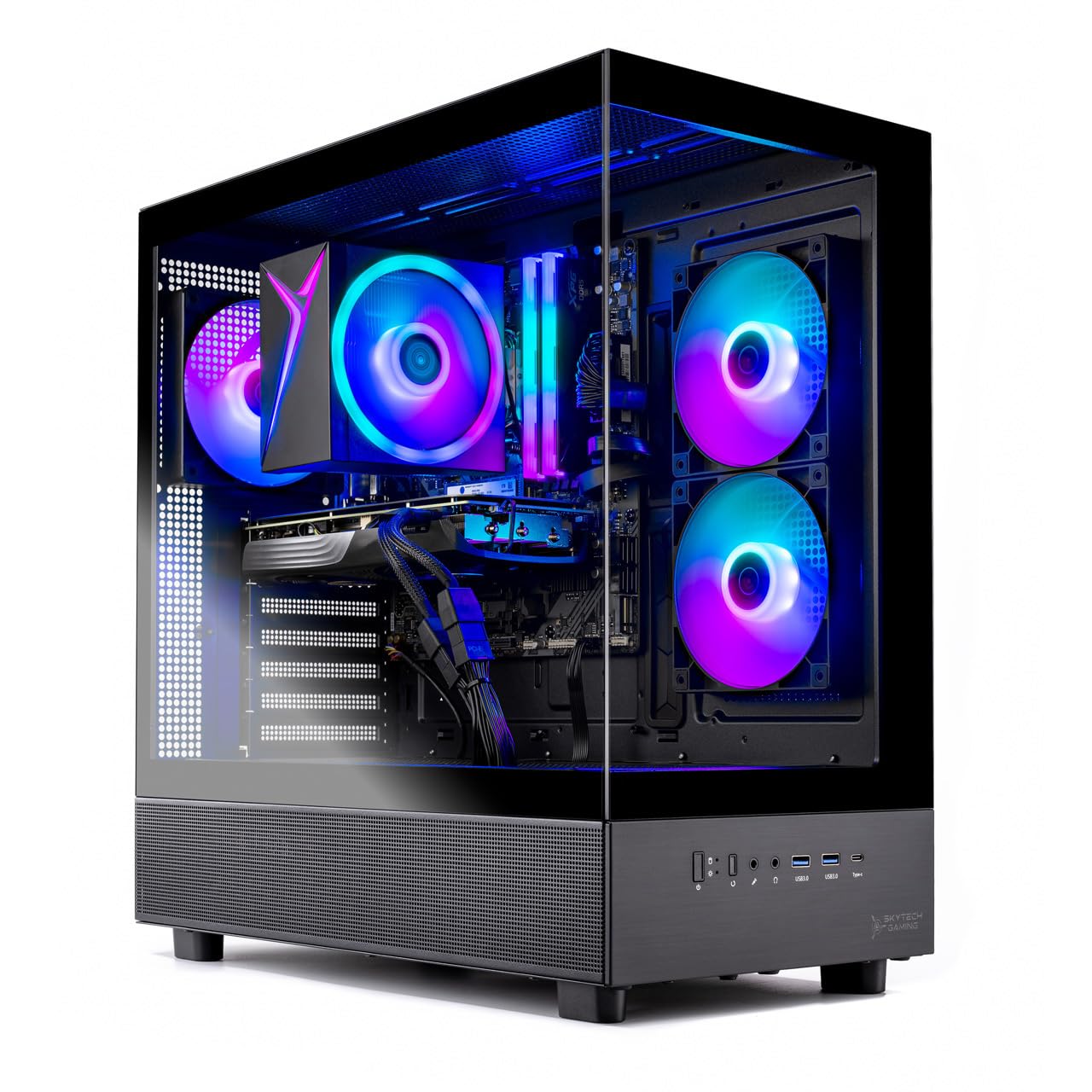 Skytech Gaming Azure 3 Gaming PC - Intel i5-14400F & RTX 5060 32GB DDR5
