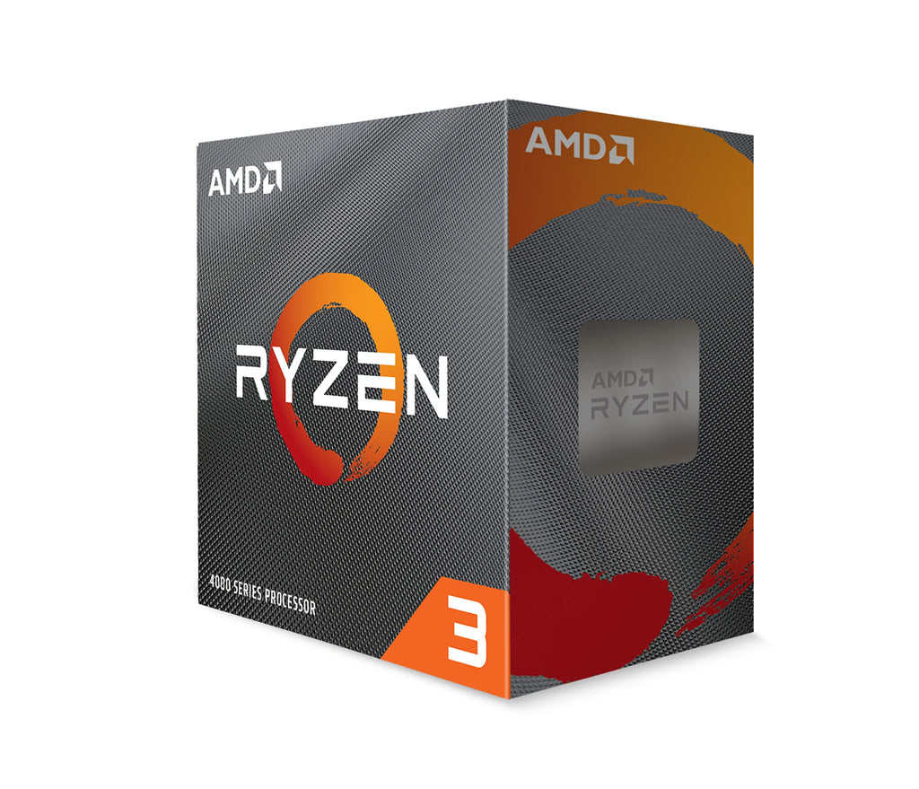 AMD Ryzen 3 4100 4-Core, 8-Thread Unlocked Desktop Processor with Wraith Stealth Cooler
